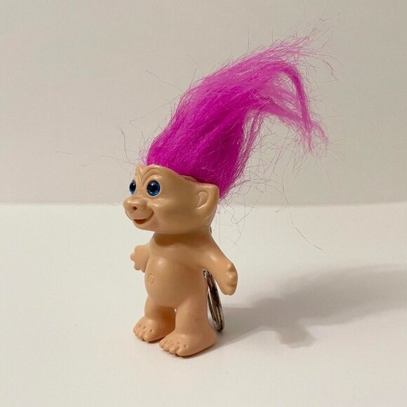Vintage Troll Doll Keychain Made in Korea Collectible Toy - Picture 13 of 16